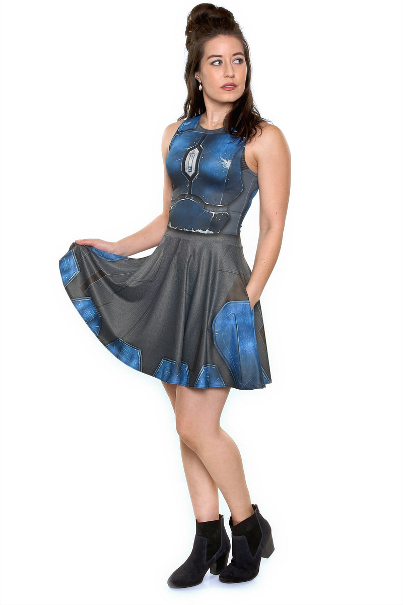 Nighthawk Blue A-Line Dress