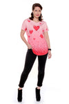 Pixelated Love Loose Fit Tunic