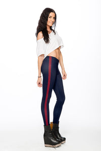 Bloodstripe Leggings - Red