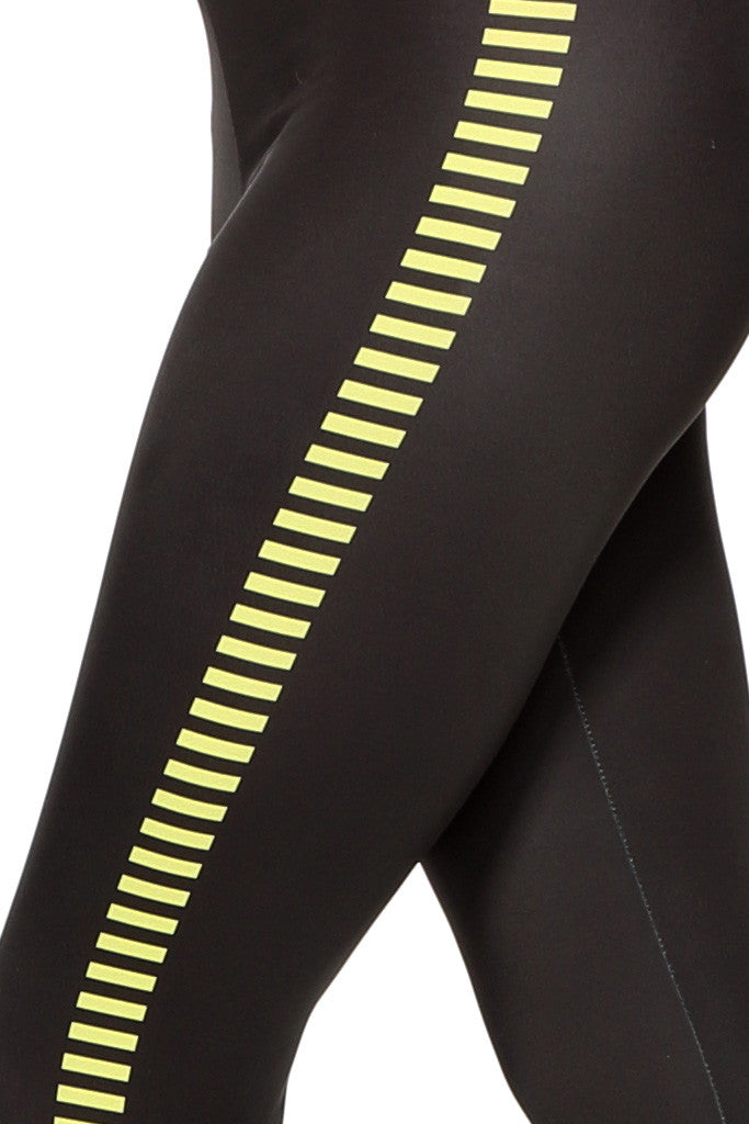 Bloodstripe Leggings - Yellow