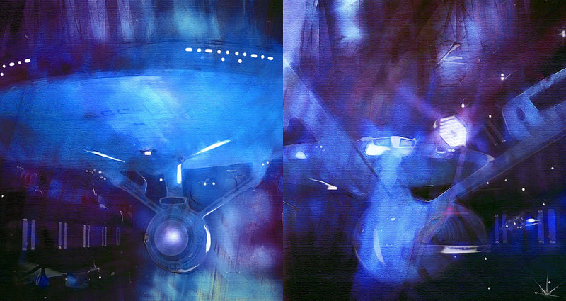 Star Trek™ The Motion Picture: Enterprise in Drydock Midi Skirt